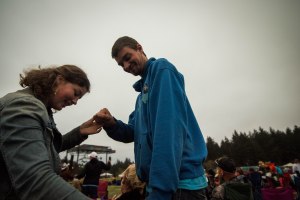 "Dance with Me" My daughter and son at Cape Blanco Country Music Festival.